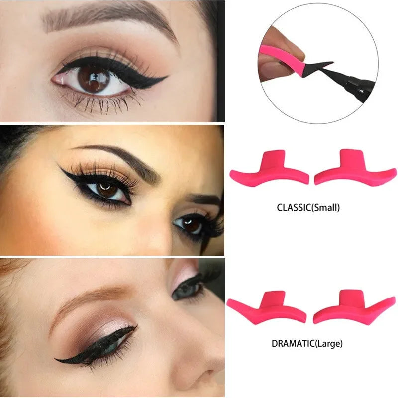 1Pair Cat Eye Eyeliner Stamps Eye Shadow Cosmetic Easy to Makeup Wing Style Tools Classic Eye Liner Stamping Stencil Accessories